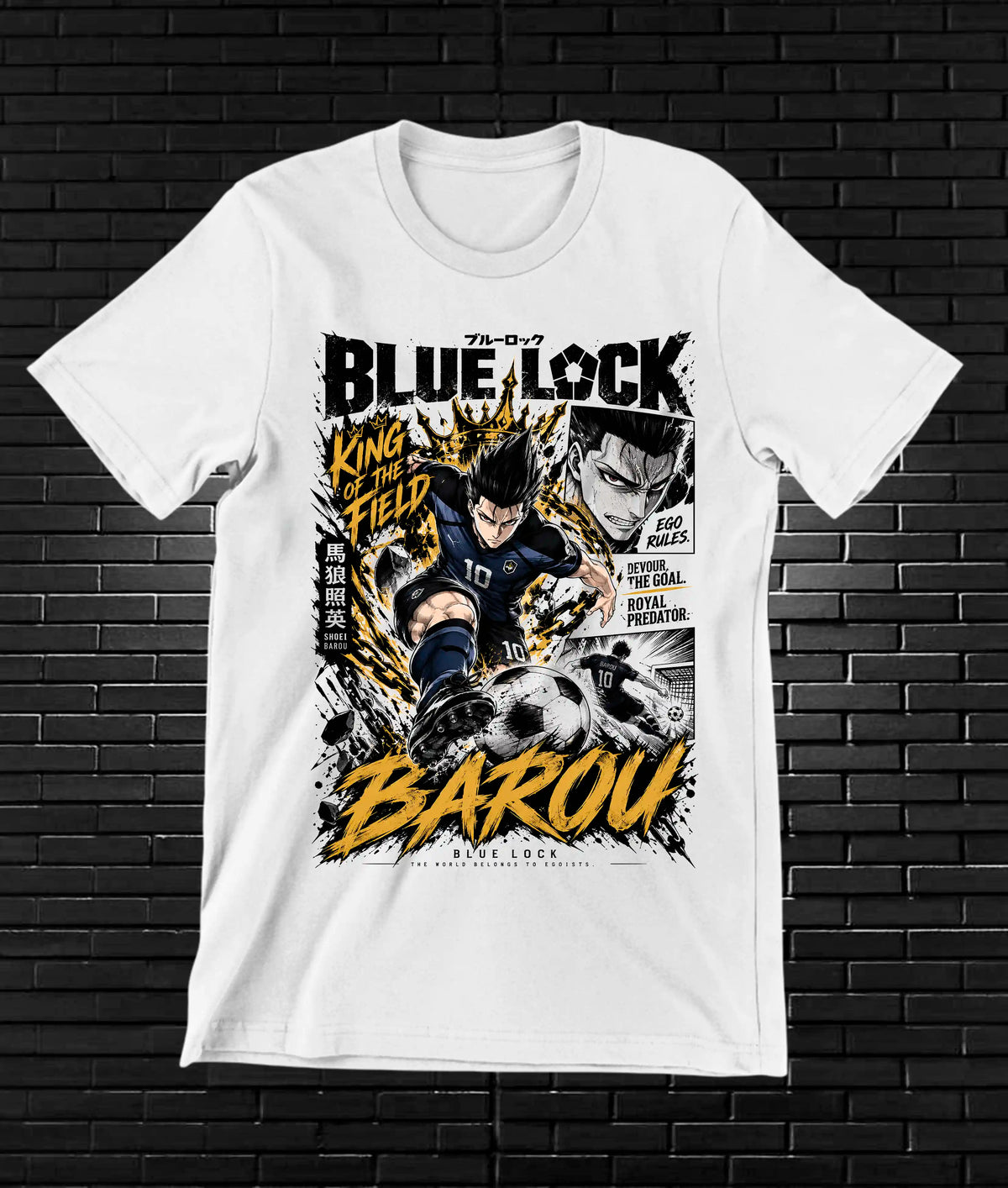 Camiseta Blue Lock BALOR - CAVOX Blanco