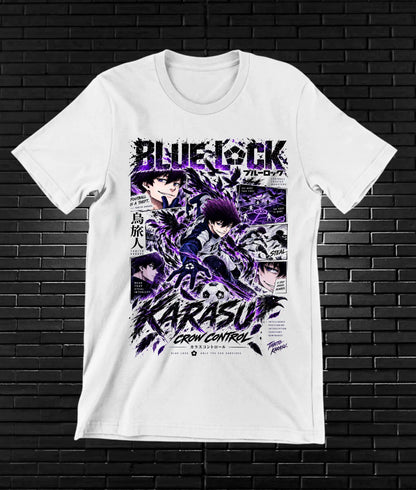 Camiseta Blue Lock BAMOR - BAREN Blanco