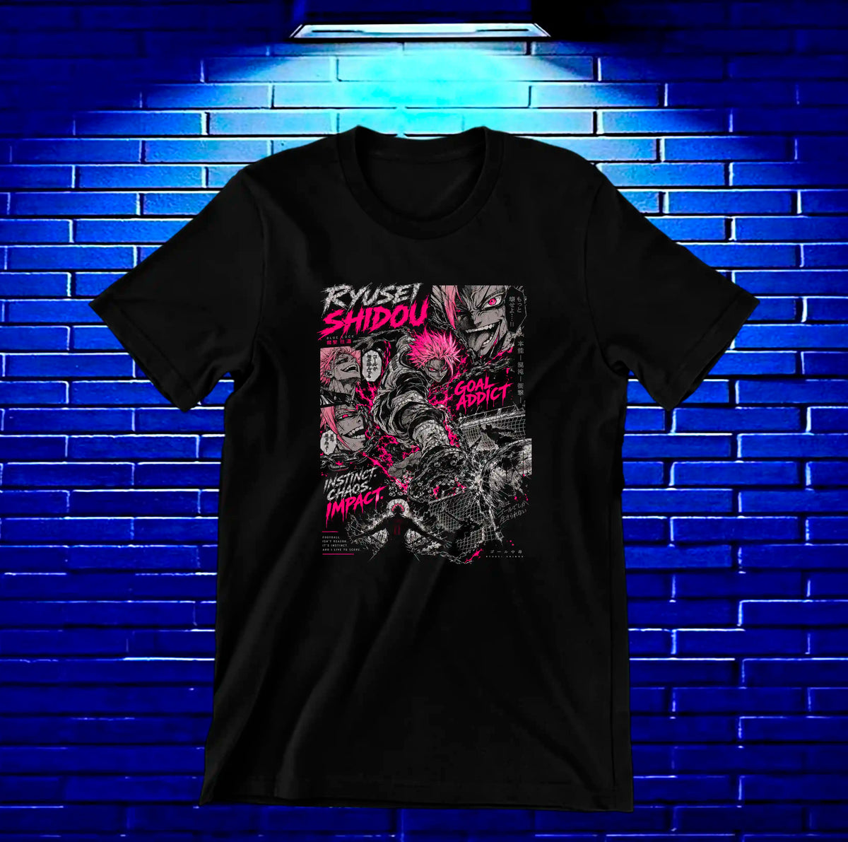 Camiseta Blue Lock BAMOR - CAVOX Negro