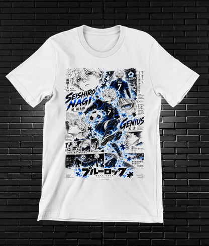 Camiseta Blue Lock BAMOR - MERON Blanco