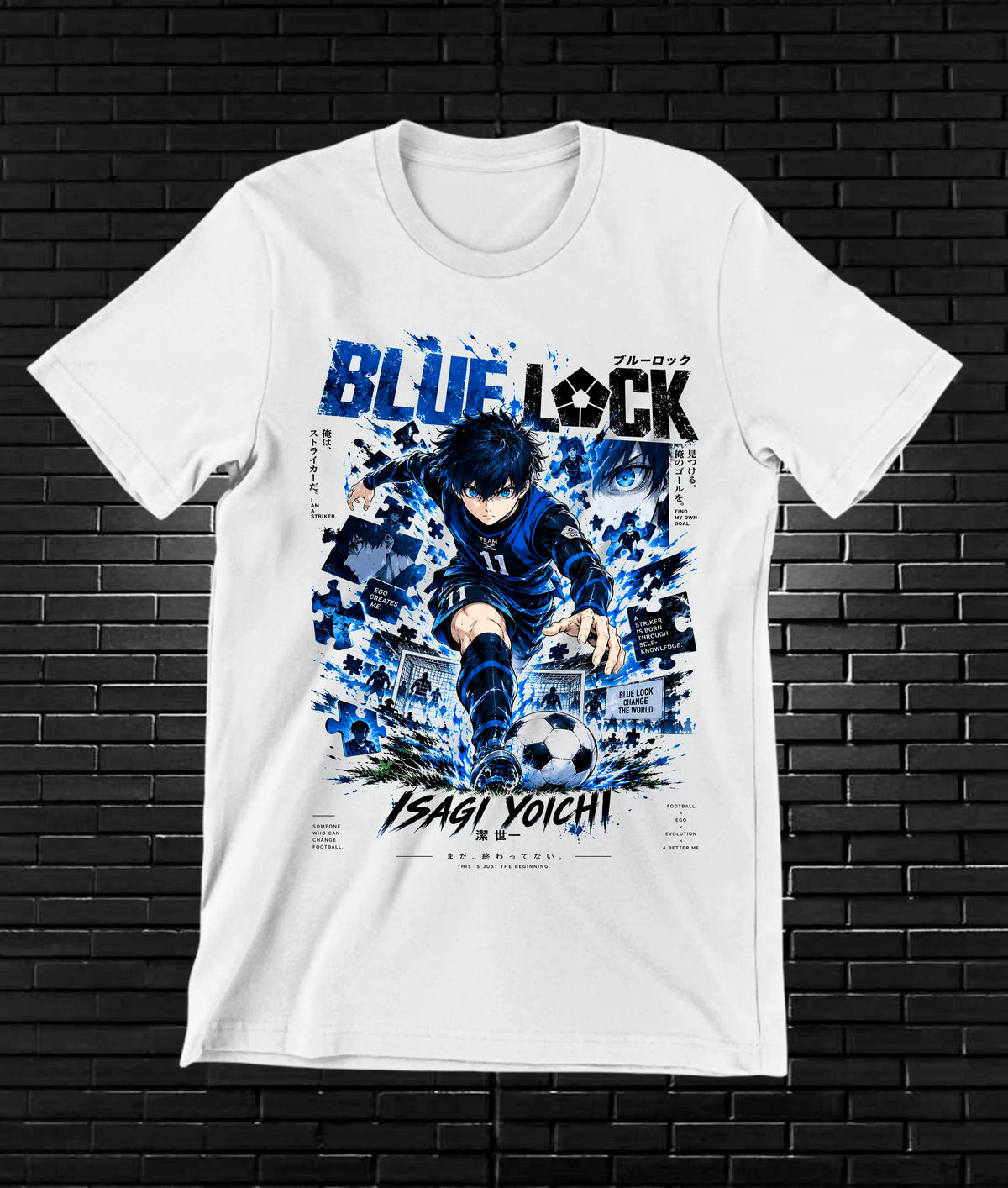 Camiseta Blue Lock BAMOR - NIVRA Blanco