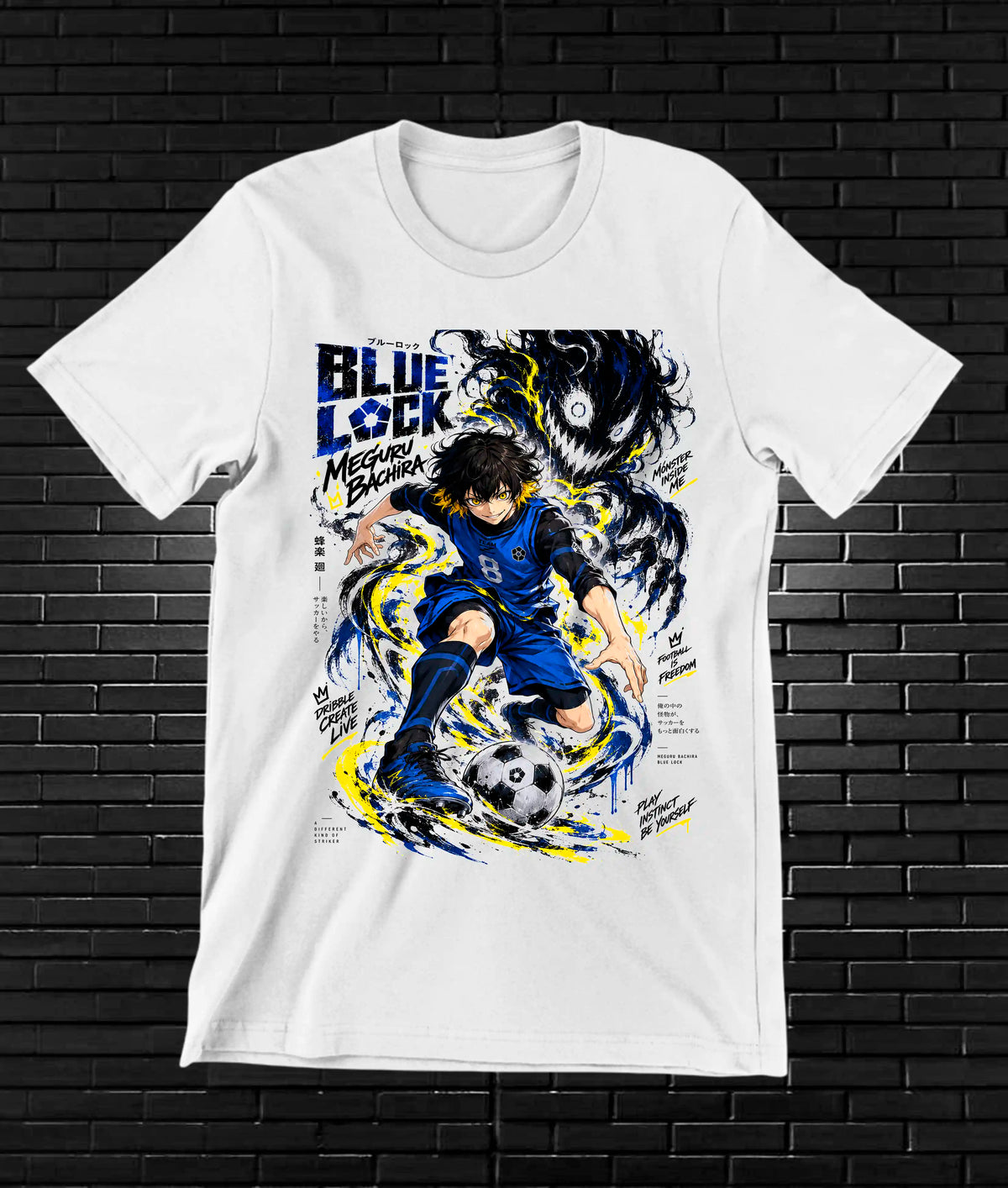 Camiseta Blue Lock BAXOR - CAVOX Blanco