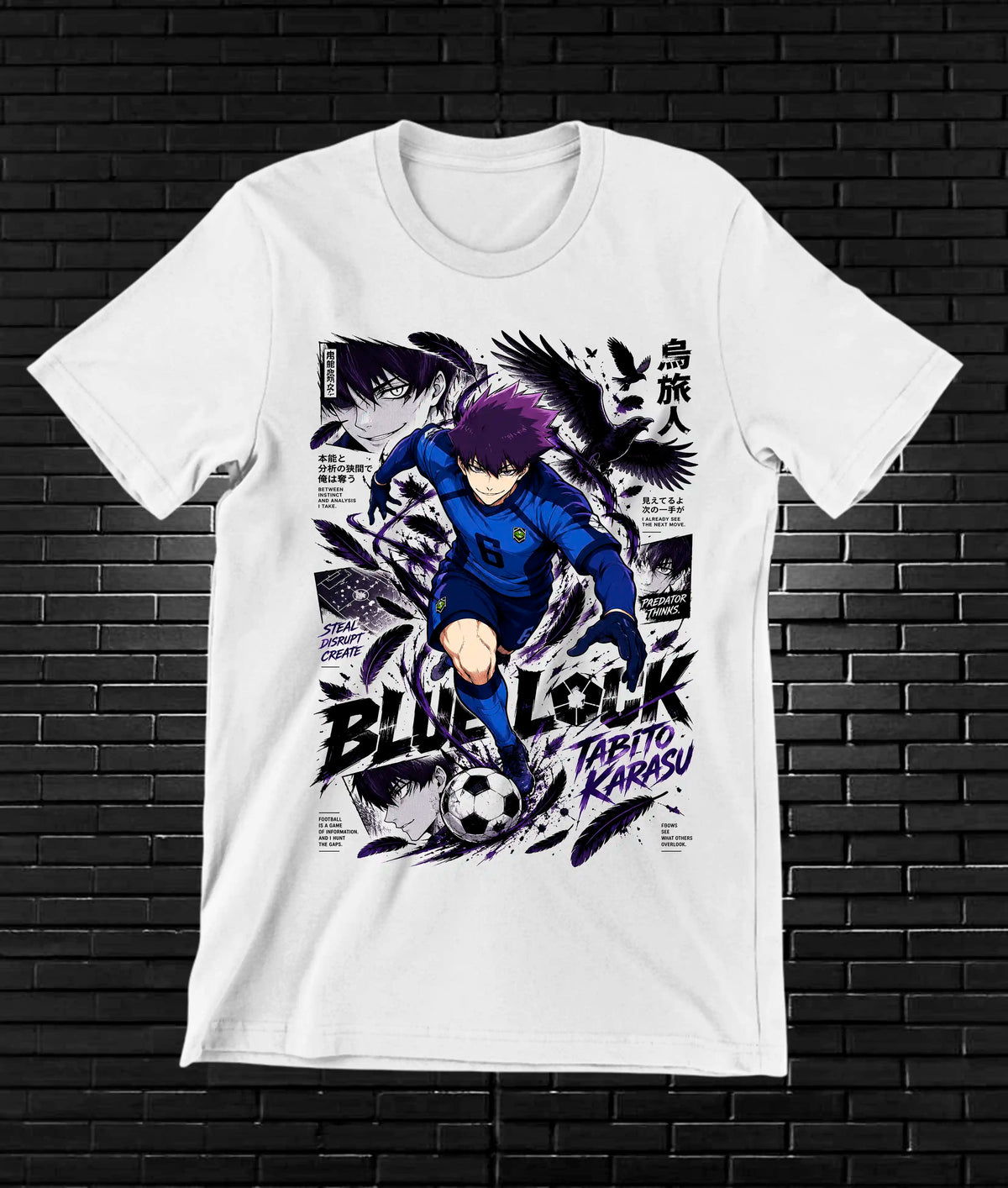Camiseta Blue Lock CAMINE - CAVOX Blanco