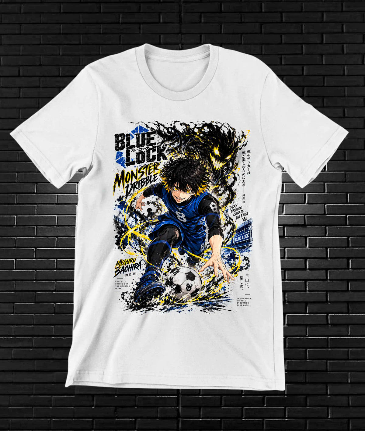 Camiseta Blue Lock CAMINE - NIVRA Blanco