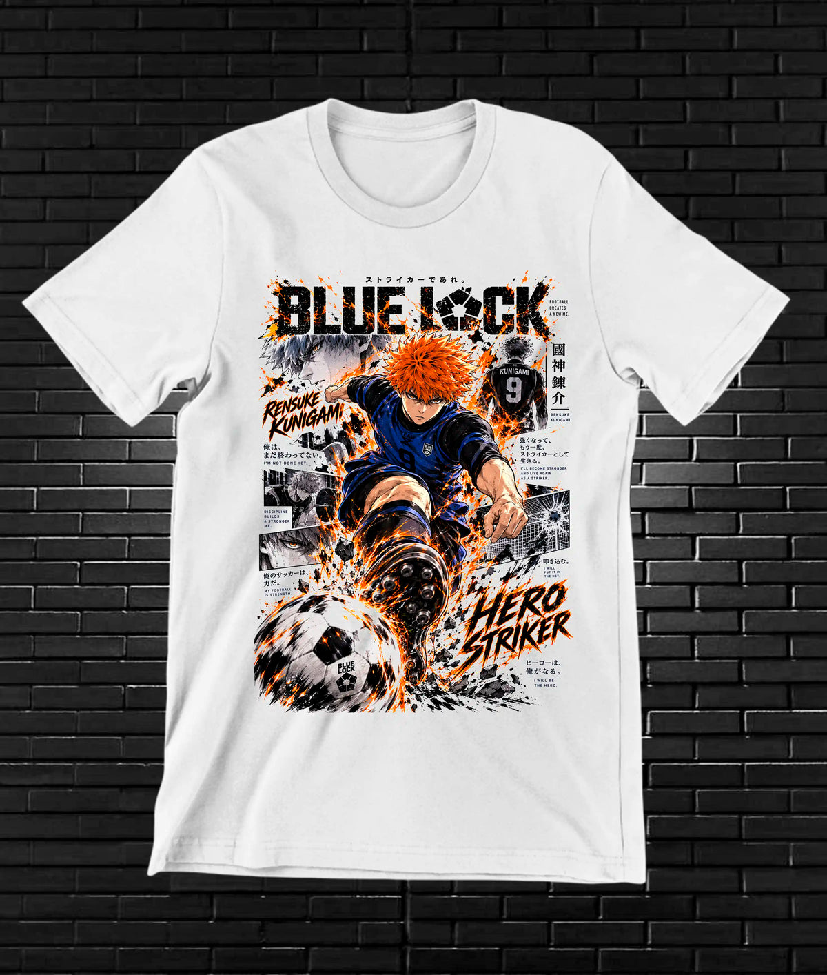 Camiseta Blue Lock CAVEN - BANIX Blanco