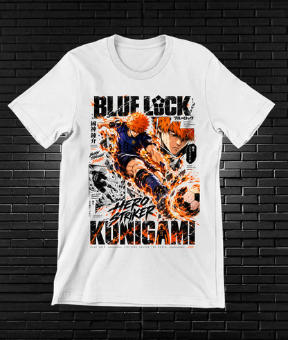 Camiseta Blue Lock CAVEN - MERON Blanco