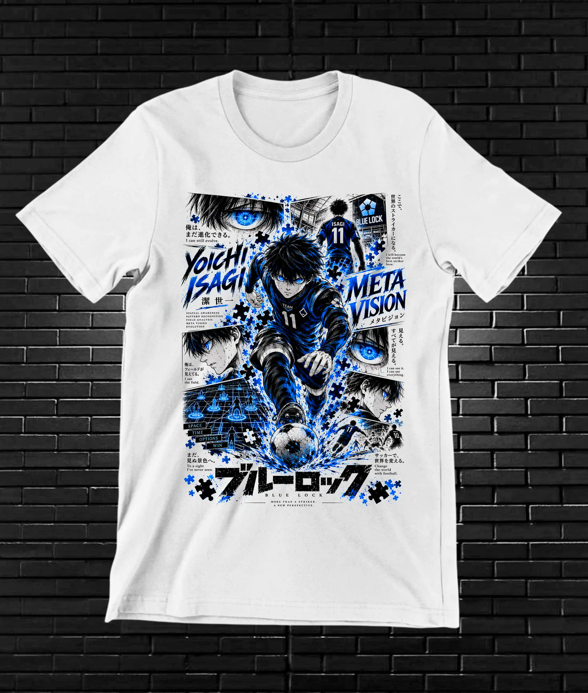 Camiseta Blue Lock MELAR - BANIX Blanco