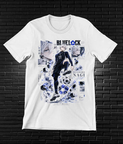 Camiseta Blue Lock MELAR - BAREN Blanco