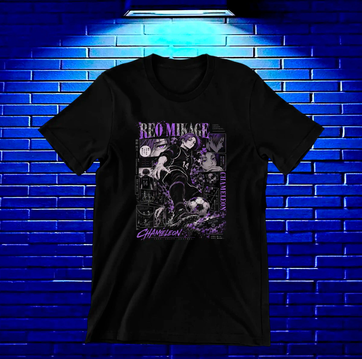 Camiseta Blue Lock MELAR - CAVOX Negro
