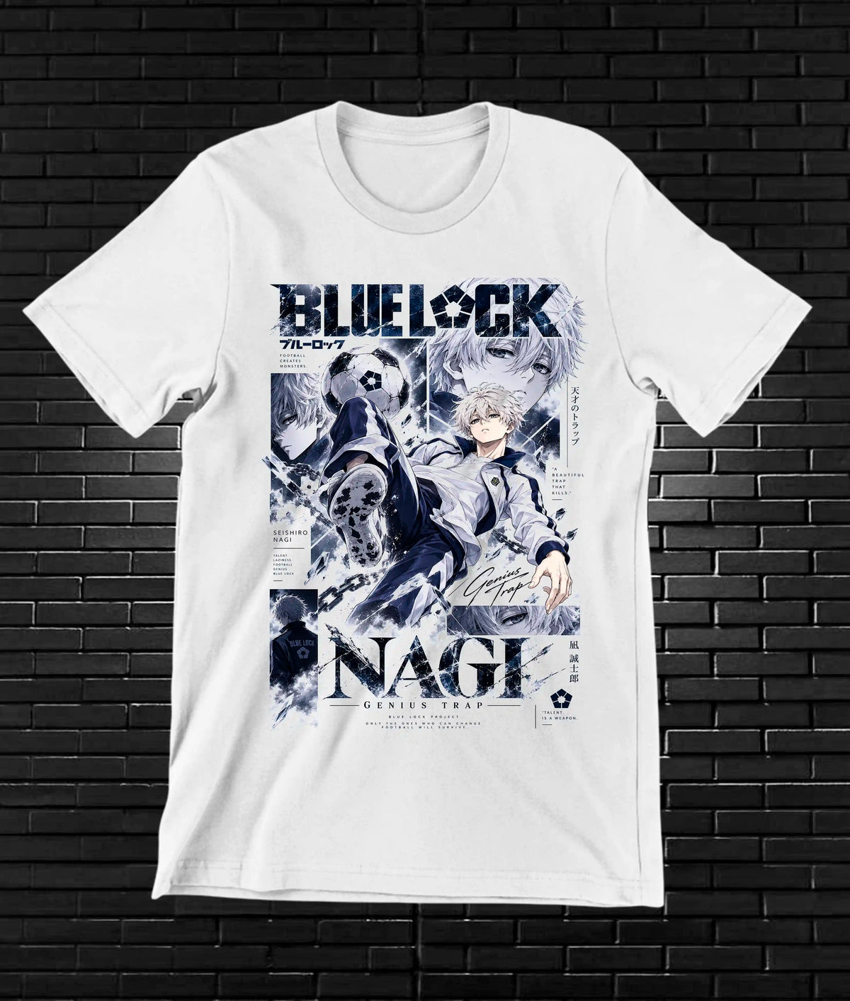 Camiseta Blue Lock MELAR - NIVRA Blanco