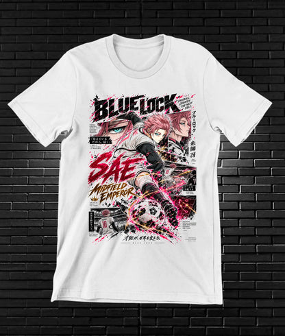 Camiseta Blue Lock MERAK - BAREN Blanco