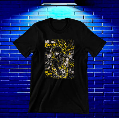 Camiseta Blue Lock MERAK - BAREN Negro