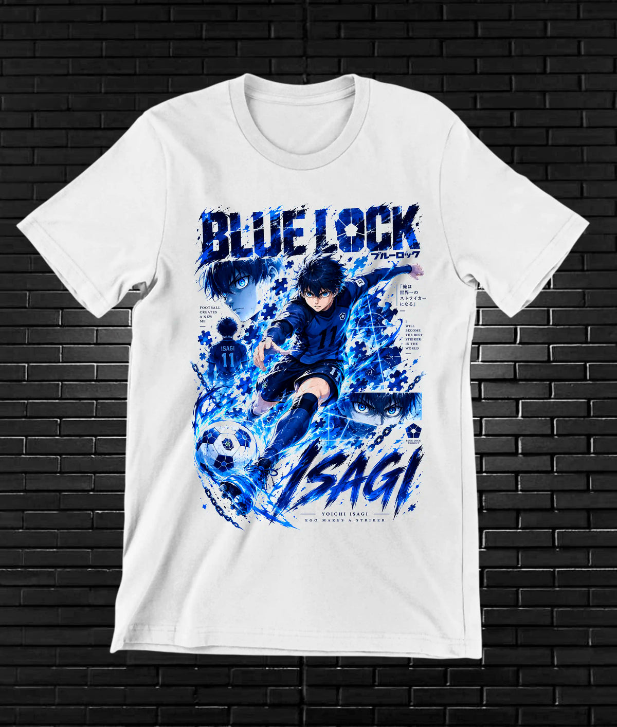 Camiseta Blue Lock MERAK - CAVOX Blanco