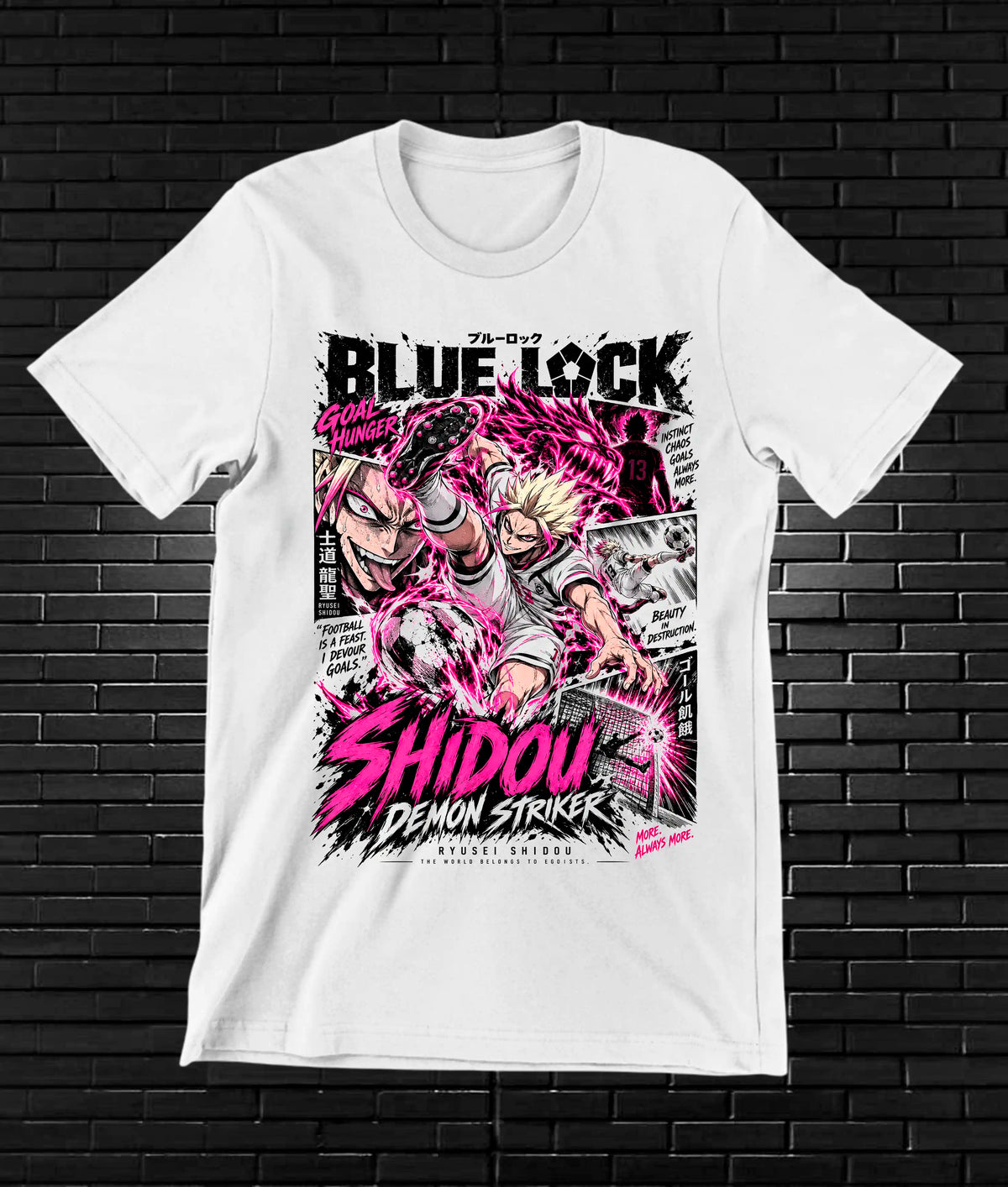 Camiseta Blue Lock MERAK - NIVRA Blanco