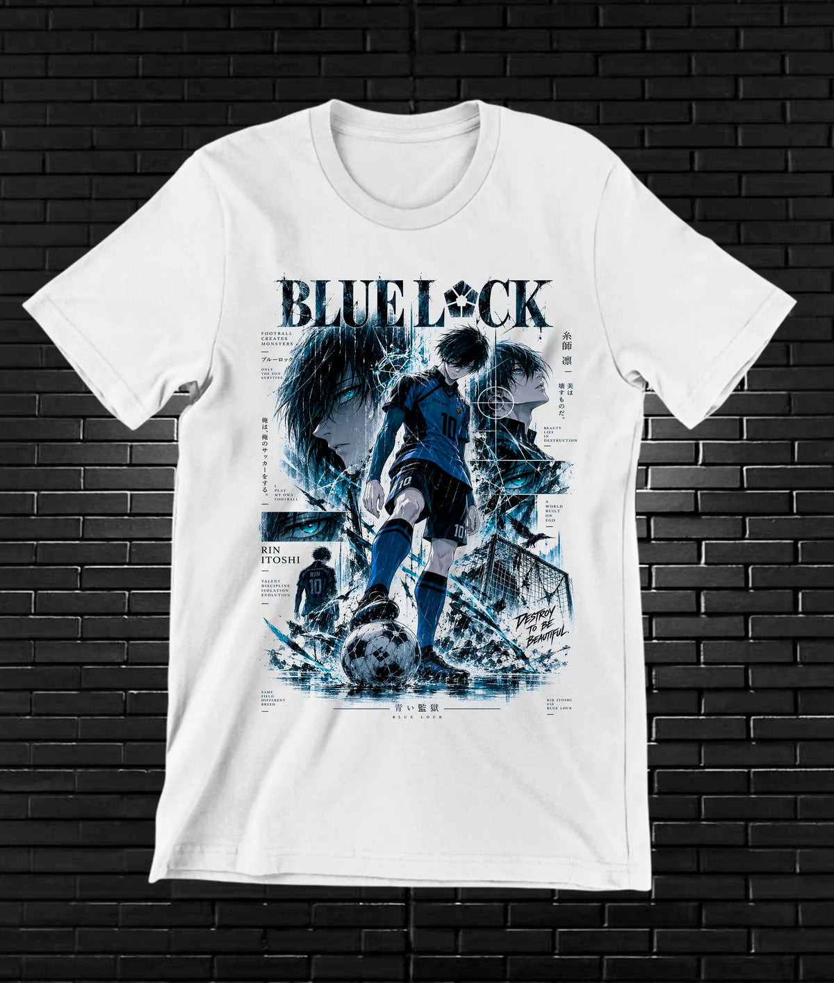 Camiseta Blue Lock NIMOR - BANIX Blanco
