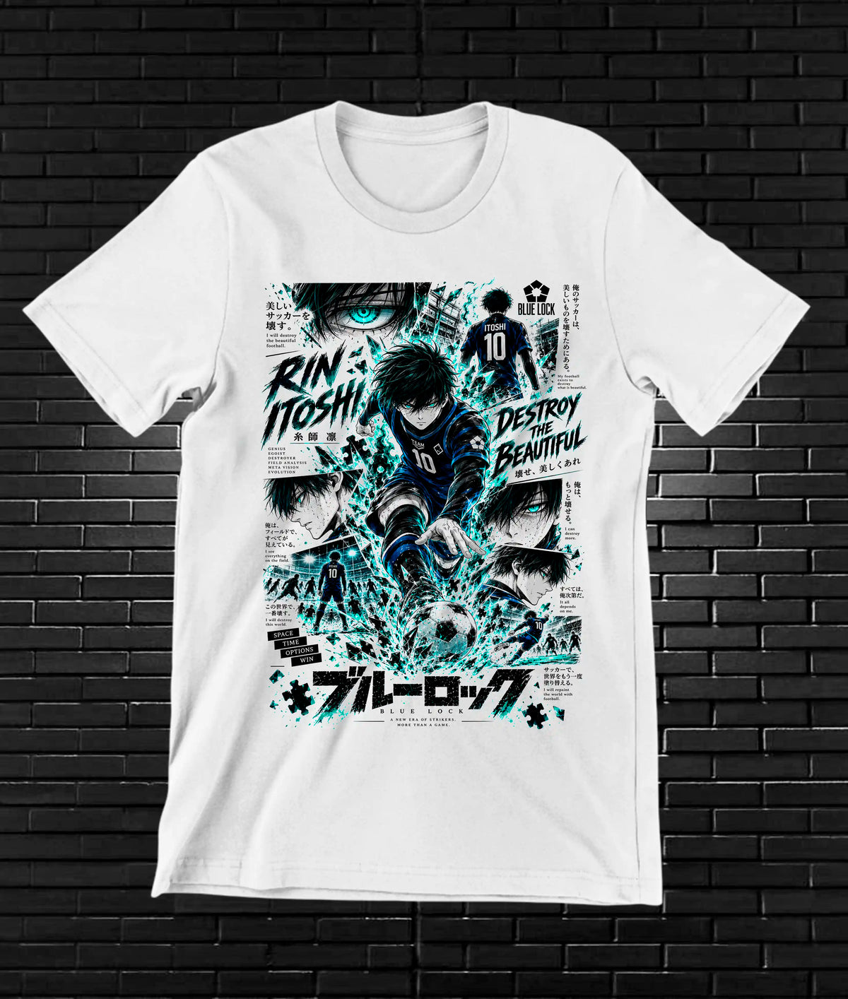 Camiseta Blue Lock NIMOR - CAVOX Blanco