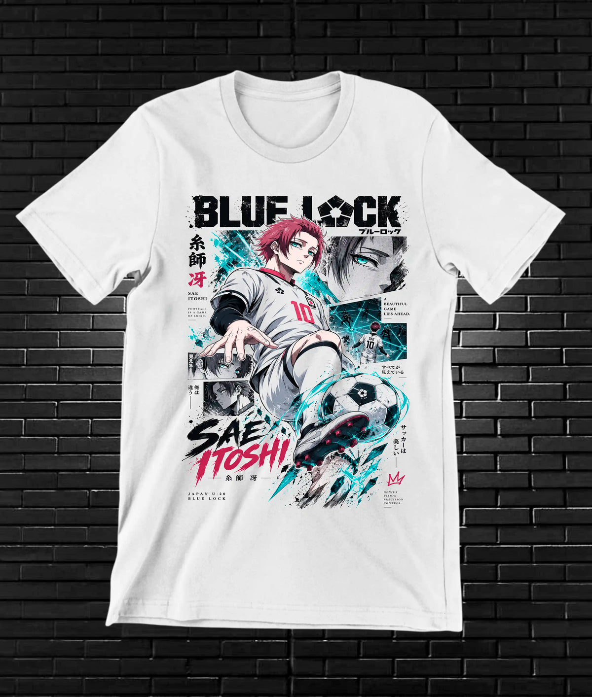 Camiseta Blue Lock NIMOR - MERON Blanco