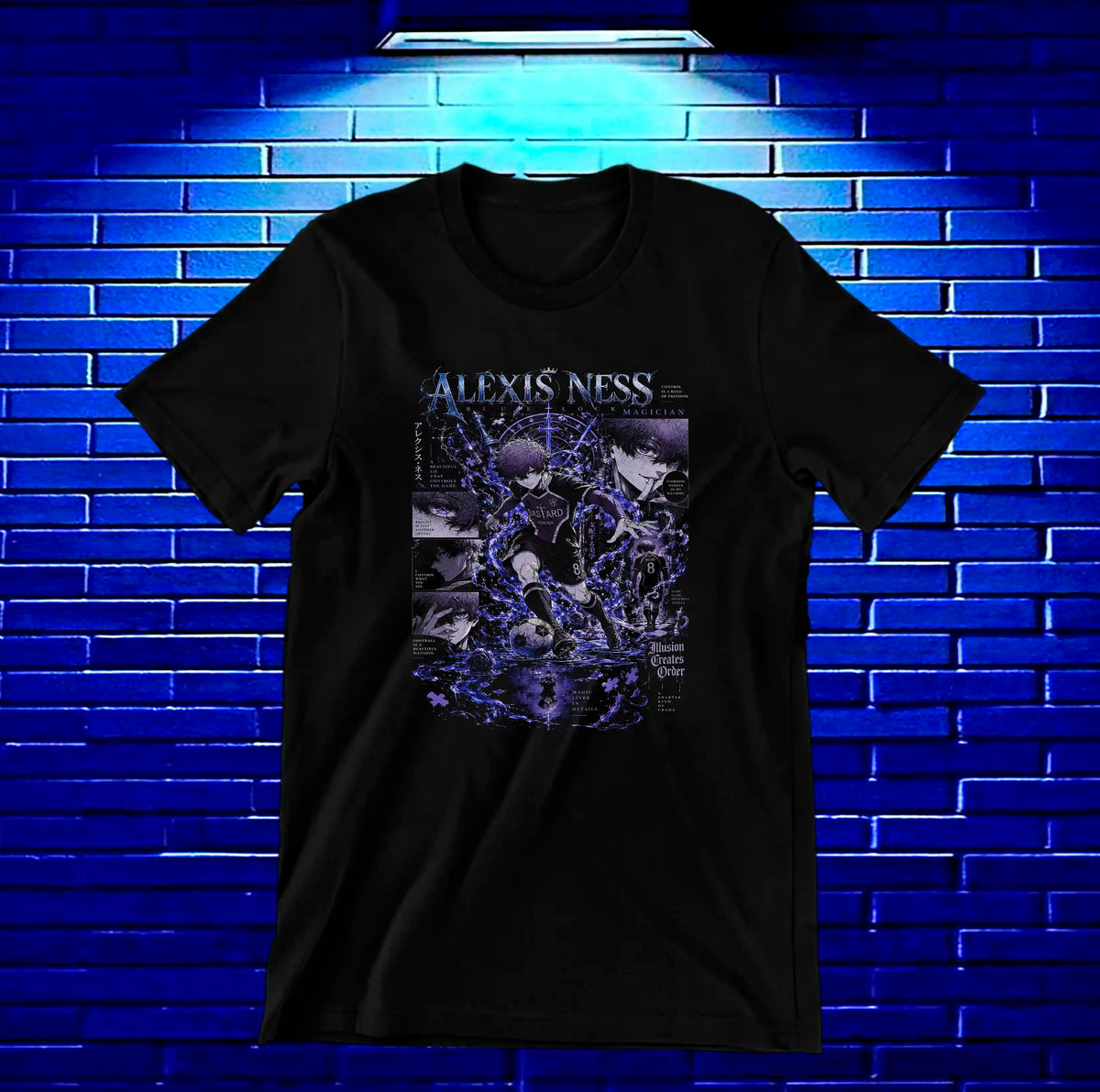 Camiseta Blue Lock NIREN - BANIX Negro