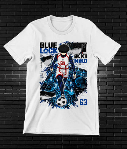 Camiseta Blue Lock NIREN - MERON Blanco
