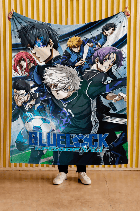 Cobija Blue Lock – Jugadores · collage de retratos