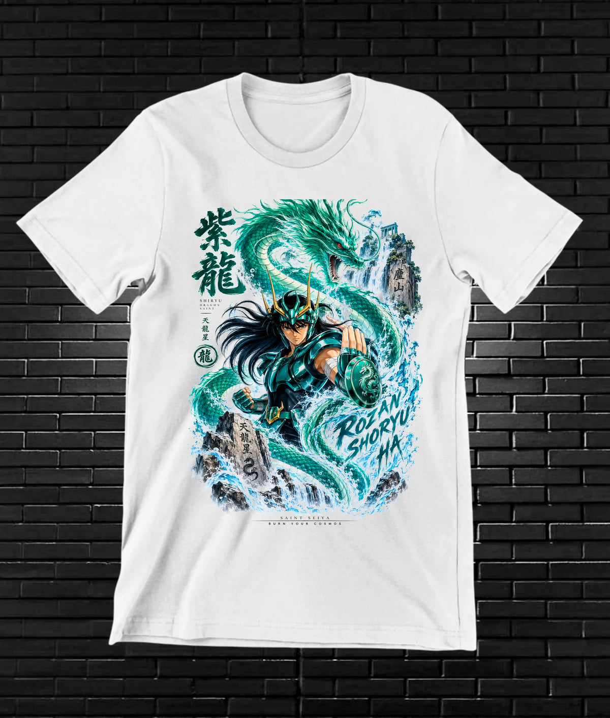 Camiseta Caballeros del Zodiaco BALOR - CAVOX Blanco
