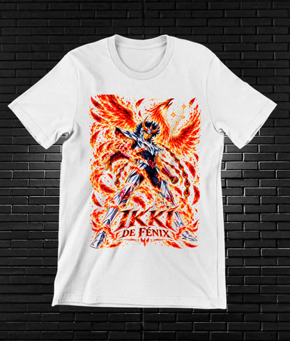Camiseta Caballeros del Zodiaco BAXOR - BAREN Blanco