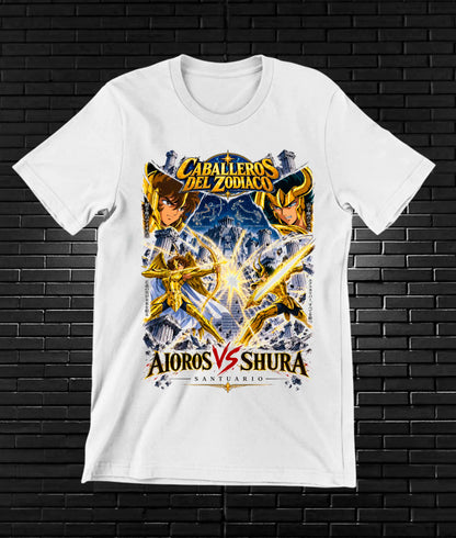 Camiseta Caballeros del Zodiaco BAXOR - CAVOX Blanco