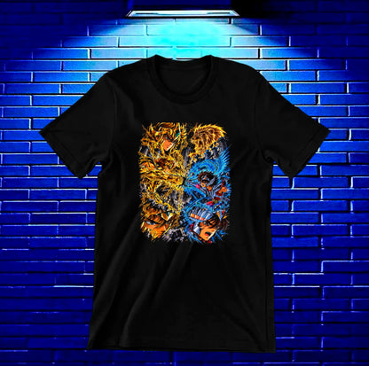 Camiseta Caballeros del Zodiaco BAXOR - MERON Negro