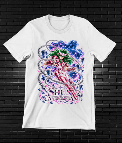 Camiseta Caballeros del Zodiaco BAXOR - NIVRA Blanco
