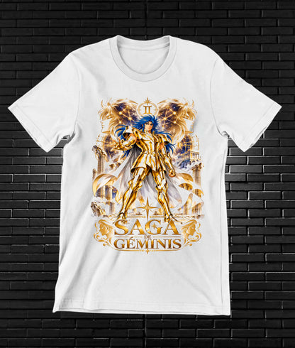 Camiseta Caballeros del Zodiaco CALEN - BANIX Blanco