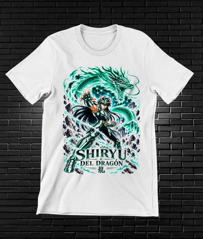 Camiseta Caballeros del Zodiaco CALEN - BAREN Blanco