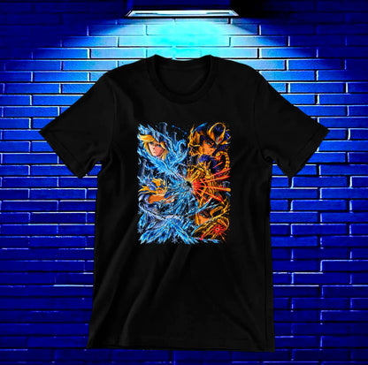 Camiseta Caballeros del Zodiaco CALEN - NIVRA Negro