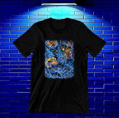 Camiseta Caballeros del Zodiaco CAVEN - BAREN Negro
