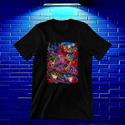 Camiseta Caballeros del Zodiaco CAVEN - NIVRA Negro
