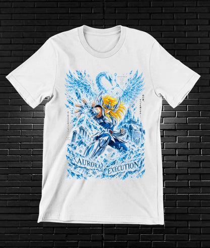 Camiseta Caballeros del Zodiaco MELAR - BANIX Blanco