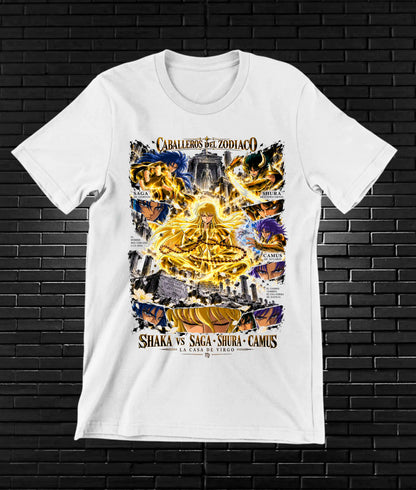 Camiseta Caballeros del Zodiaco MERAK - CAVOX Blanco
