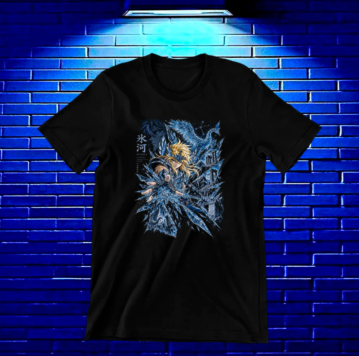 Camiseta Caballeros del Zodiaco MERAK - MERON Negro