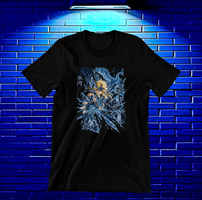 Camiseta Caballeros del Zodiaco MERAK - MERON Negro