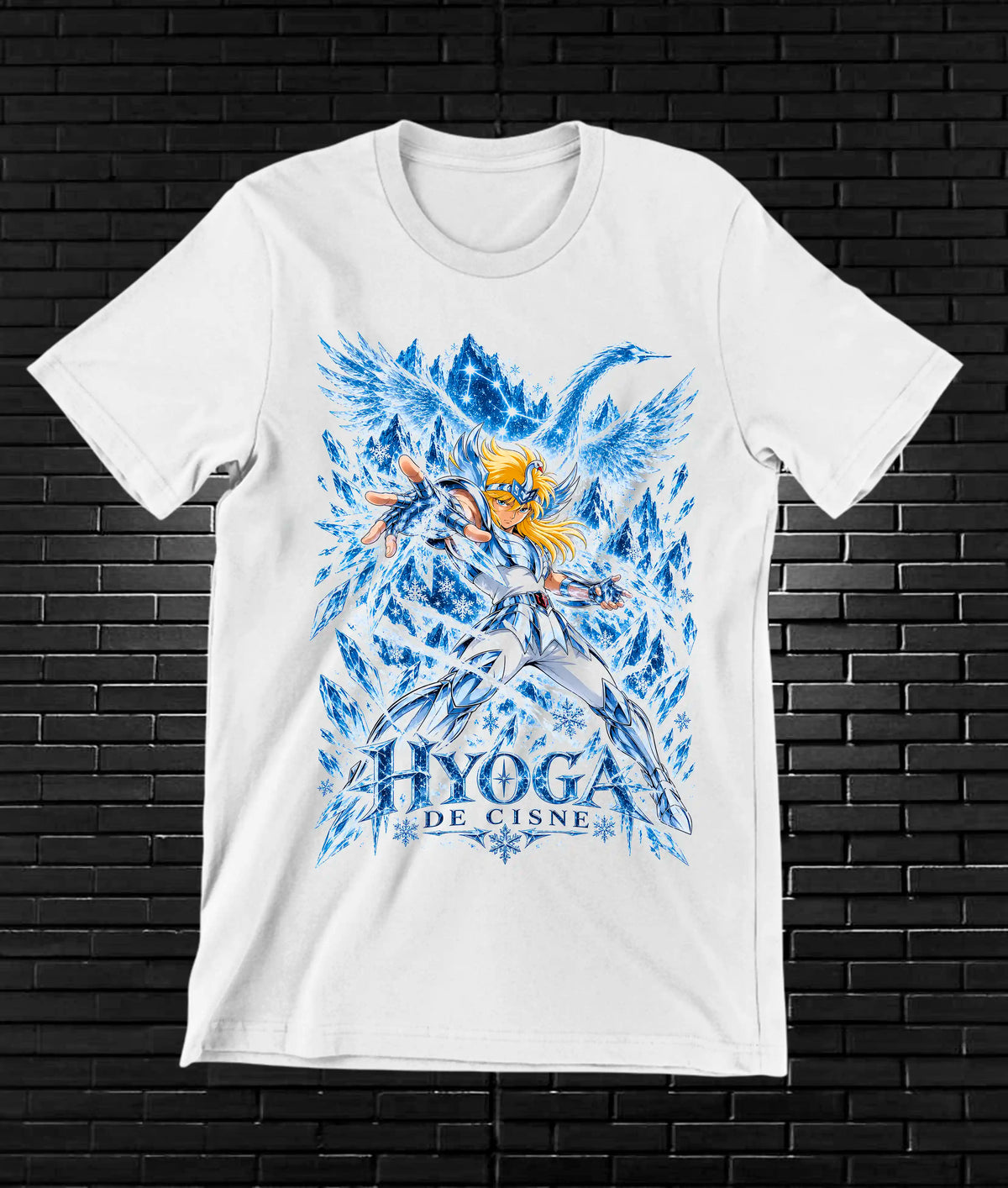 Camiseta Caballeros del Zodiaco NIMOR - CAVOX Blanco