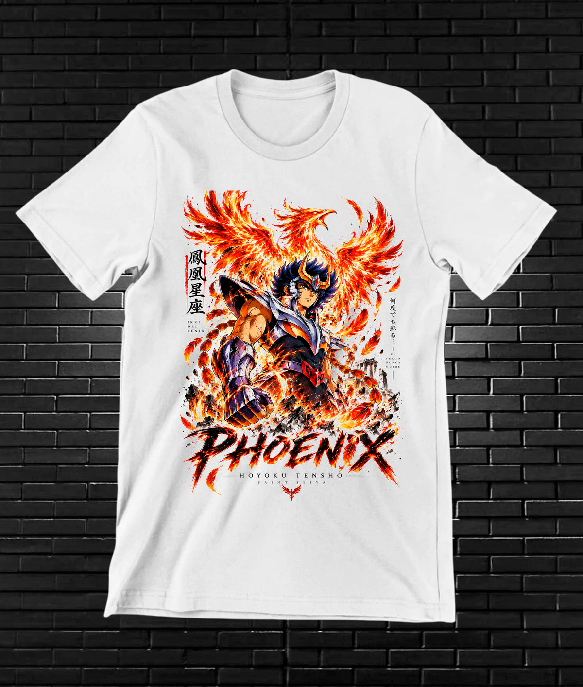 Camiseta Caballeros del Zodiaco NIMOR - NIVRA Blanco