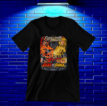 Camiseta Caballeros del Zodiaco NIREN - BANIX Negro