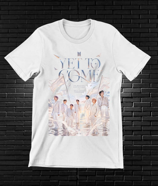 Camiseta BTS, diseño BANIX, color blanco