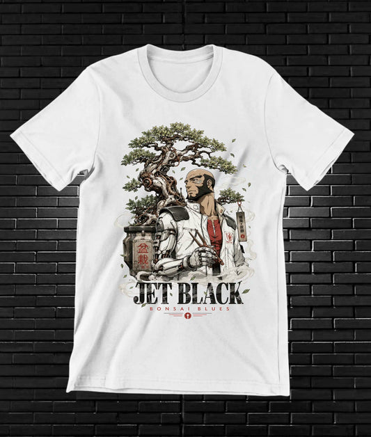 Camiseta Cowboy Bebop diseño BAREN color blanco
