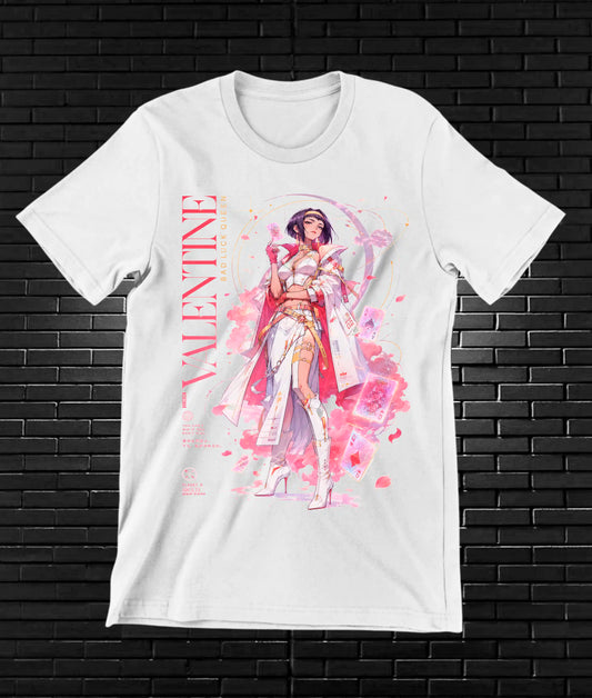 Camiseta Cowboy Bebop diseño NIVRA color blanco