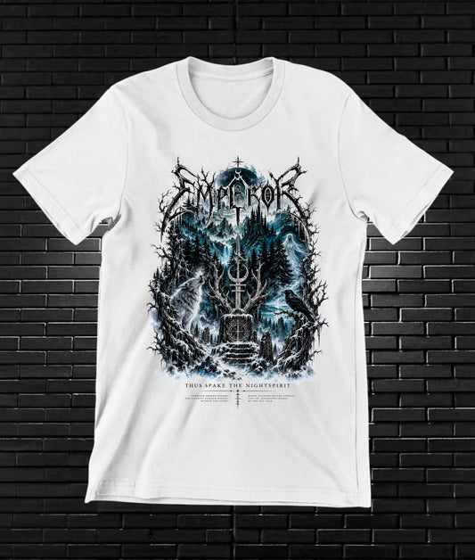 Camiseta Emperor, familia BAMOR, diseño BAREN, color blanco
