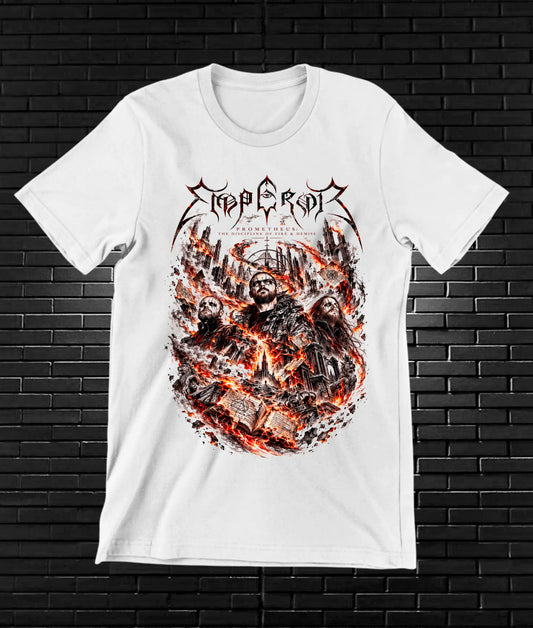 Camiseta Emperor, familia BAMOR, diseño CAVOX, color blanco