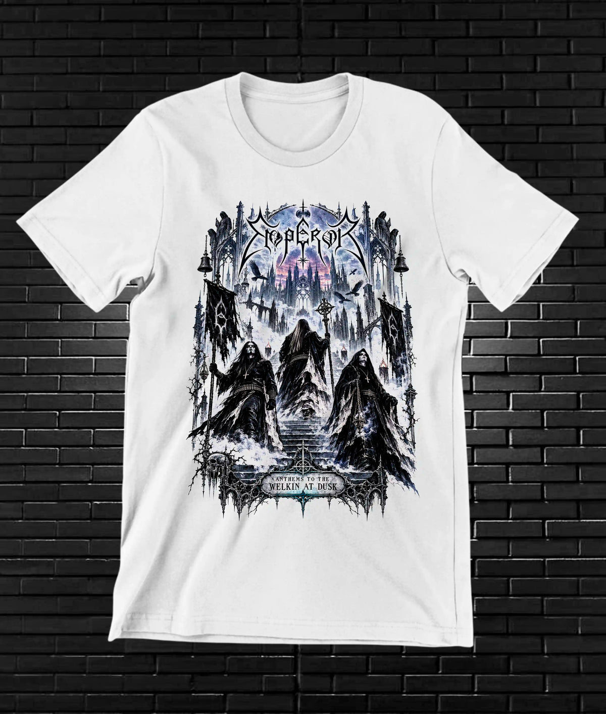 Camiseta Emperor, familia CAMINE, diseño BANIX, color blanco