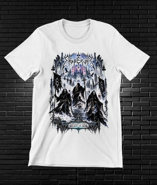 Camiseta Emperor, familia CAMINE, diseño BANIX, color blanco