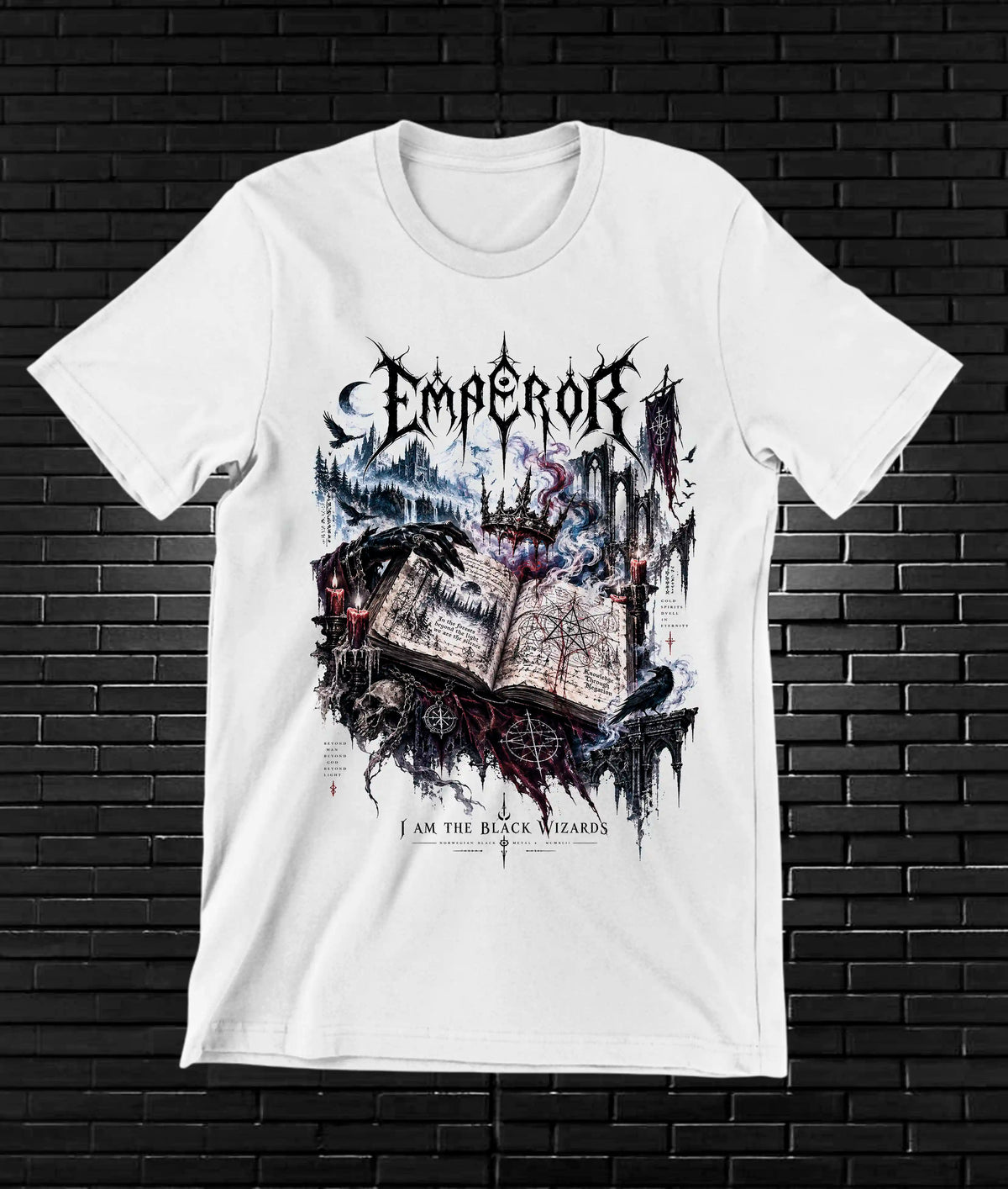 Camiseta Emperor, familia CAMINE, diseño BAREN, color blanco