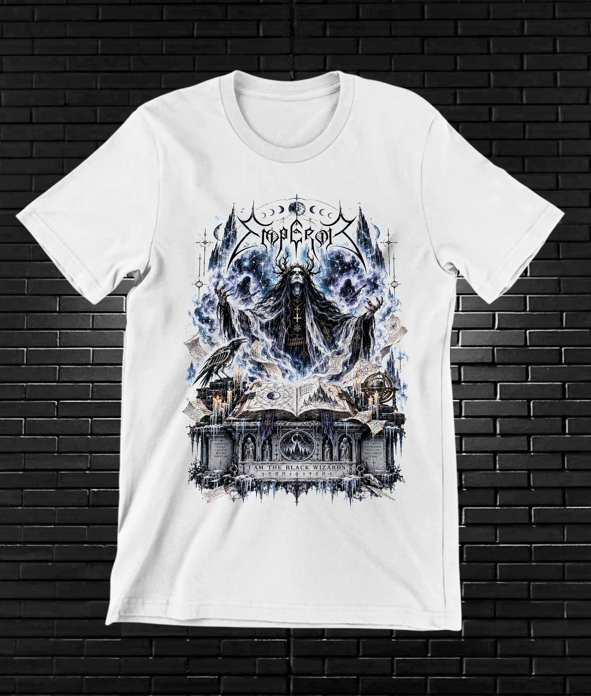 Camiseta Emperor, familia NIMOR, diseño BAREN, color blanco